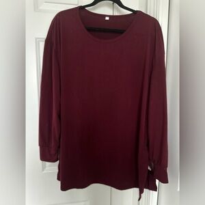 Long sleeve maternity shirt